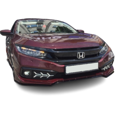 Honda Civic FC5 (2019 - 2022) Makyajlı Ön Tampon Eki (Plastik)