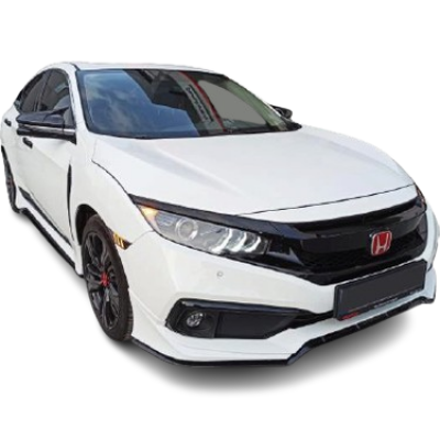 Honda Civic FC5 (2019 - 2022) Makyajlı Ön Tampon Eki (Plastik)