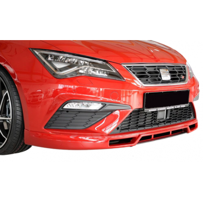 Seat Leon MK3.5 -5F (2017-2020) Rieger Style FR Uyumlu Ön Tampon Ek (Plastik)