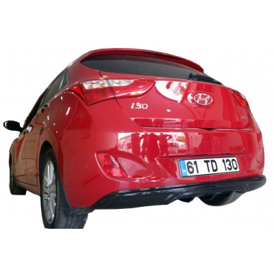 Hyundai İ30 (2011-2016) Arka Tampon Eki - Difüzör (Plastik)