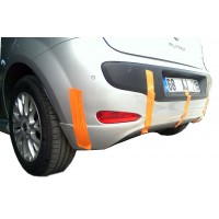 Fiat Punto EVO (2010 Sonrası) Arka Tampon Eki - Difüzör (Plastik)