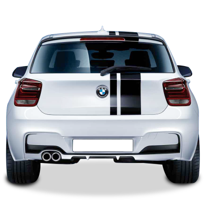 Bmw 1 Serisi F20 2012 - 2015 M Performance Arka Tampon Eki - Difüzör (Plastik)