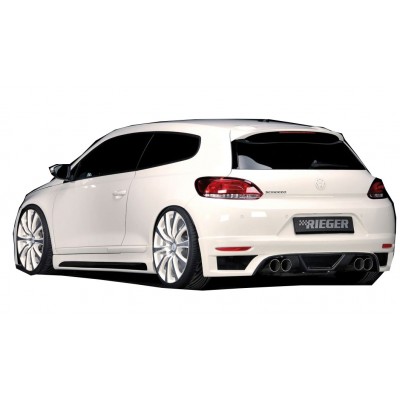 Volkswagen Scirocco (2009-2014) Arka Tampon Eki - Difüzör (Plastik)