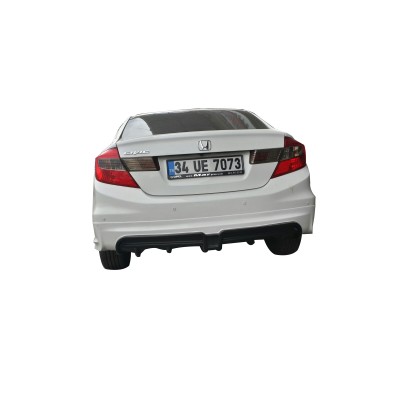 Honda Civic FB7 (2012-2016) Mugen RR Arka Tampon Eki - Difüzör (Plastik)