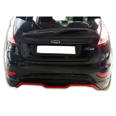 Ford Fiesta (2009-2016) ST Desing Arka Tampon Eki - Difüzör (Plastik)