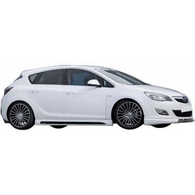 Opel Astra J HB - Sedan Uyumlu 2013 - 2015 Yan Marşpiyel Seti (Plastik)