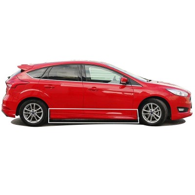 Ford Focus 3 HB - Sedan (2012 - 2015) Yan Marşpiyel Seti (Plastik)