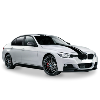 Bmw 3 Serisi F30 (2012 - 2018) M Performance Yan Marşpiyel Alti Lip (Plastik)