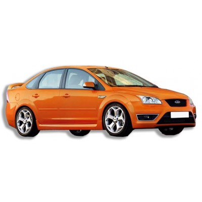 Ford Focus 2 ve 2,5 (2004-2011) Sedan HB Uyumlu ST Yan Marşpiyel Seti (Plastik)