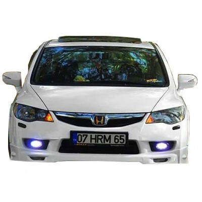 Honda Civic FD6 Mugen (2009-2011) Makyajlı Ön Tampon Ek (Plastik)