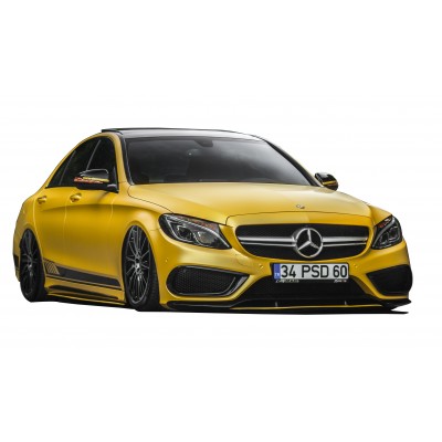 Mercedes C Serisi W205 (2015-2018) Amg Ön Ek + Lip (Plastik)